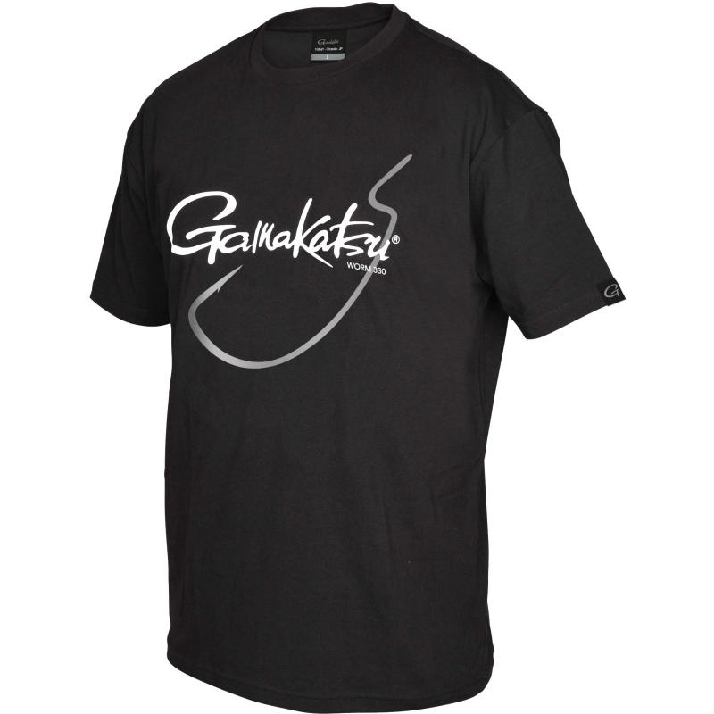 Gamakatsu T-Shirt Worm 330 Black M