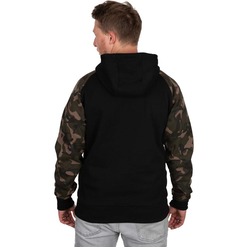 FOX Fox Black / Camo Raglan hoodie - 3XL