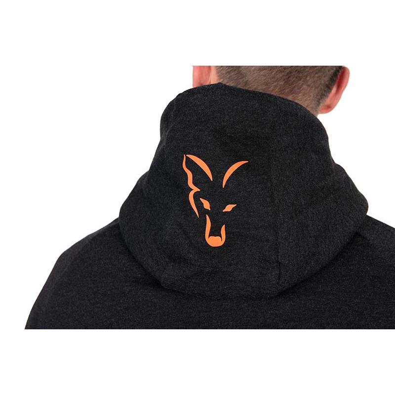 Fox Collection LW Hoody - Black / Orange - S