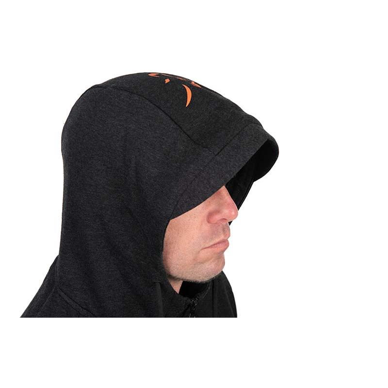 Fox Collection LW Hoody - Black / Orange - M