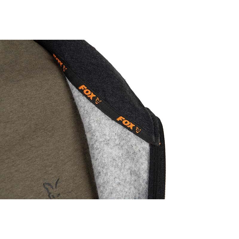 Fox Collection LW Hoody - Black / Orange - M