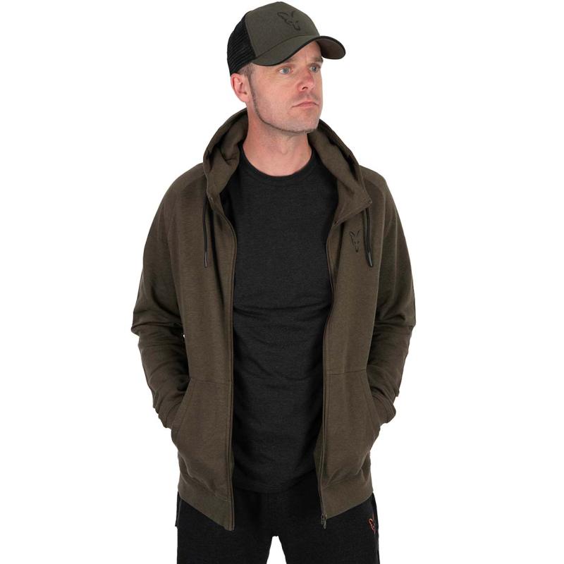 Fox Collection LW Hoody - Green / Black - S