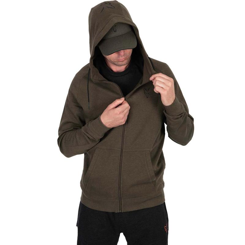 Fox Collection LW Hoody - Green / Black - S