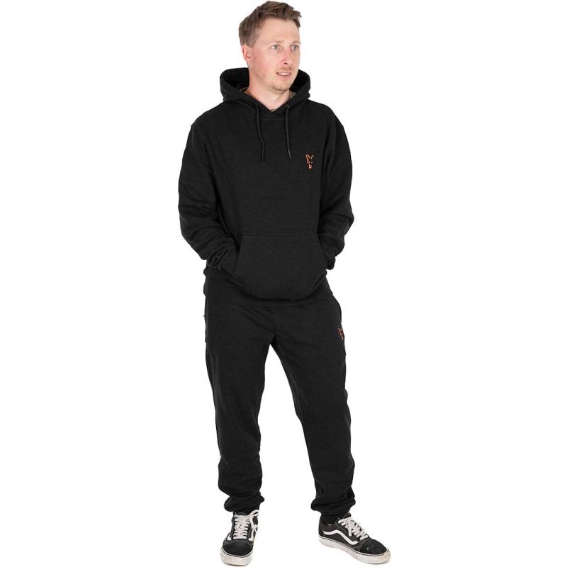 Fox Collection Hoody - Black / Orange - 2XL