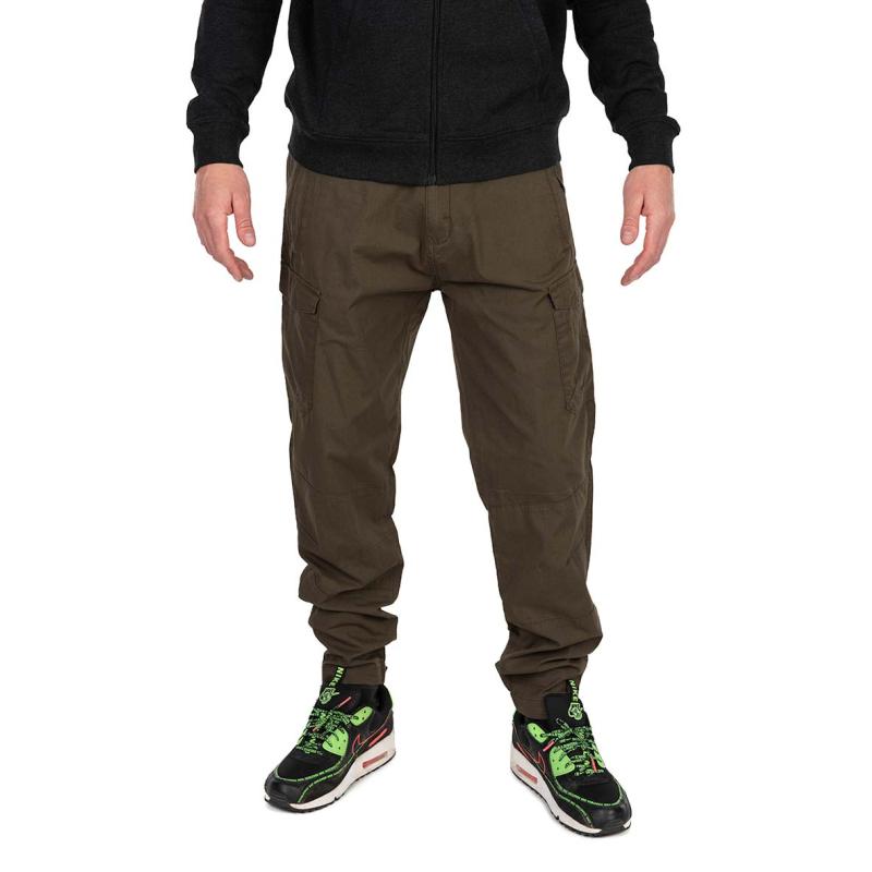 Fox Collection LW Cargo Trouser - Green / Black - S