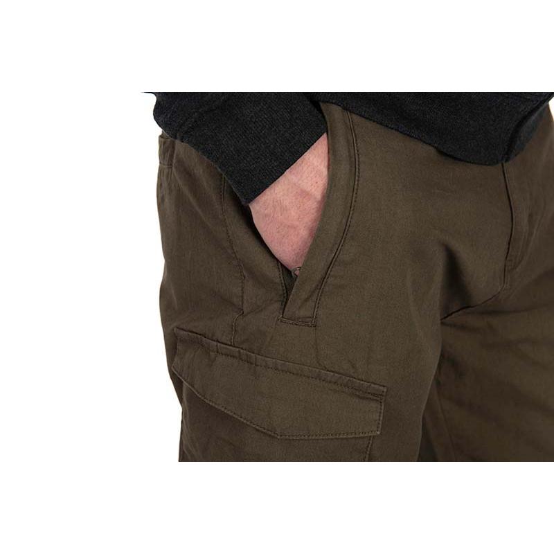 Fox Collection LW Cargo Trouser - Green / Black - S