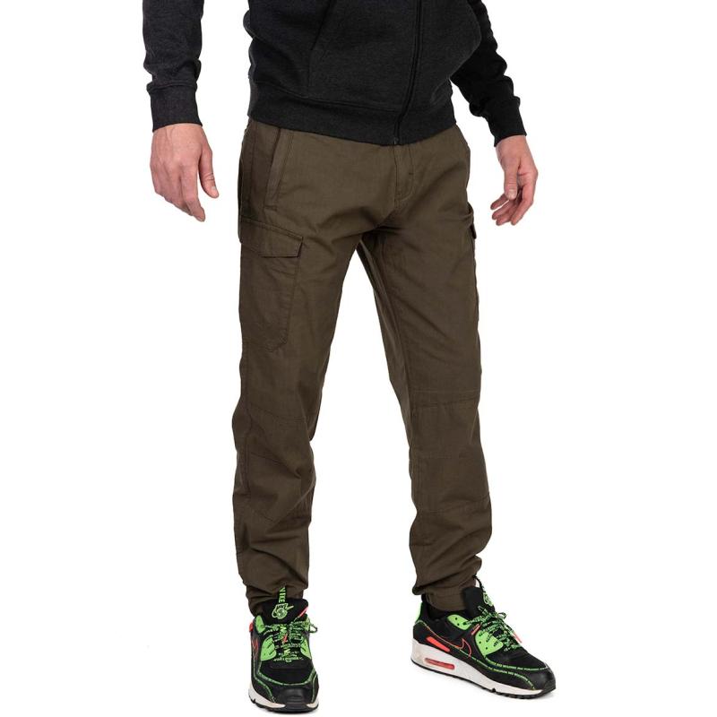 Fox Collection LW Cargo Trouser - Green / Black - XL