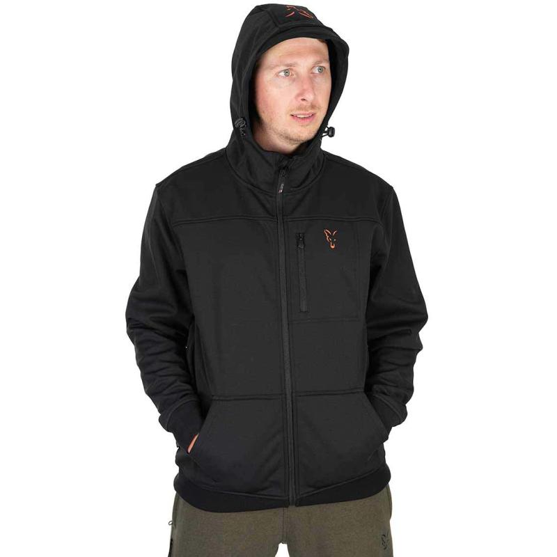 Fox Collection Soft Shell Jkt Black / Orange MED