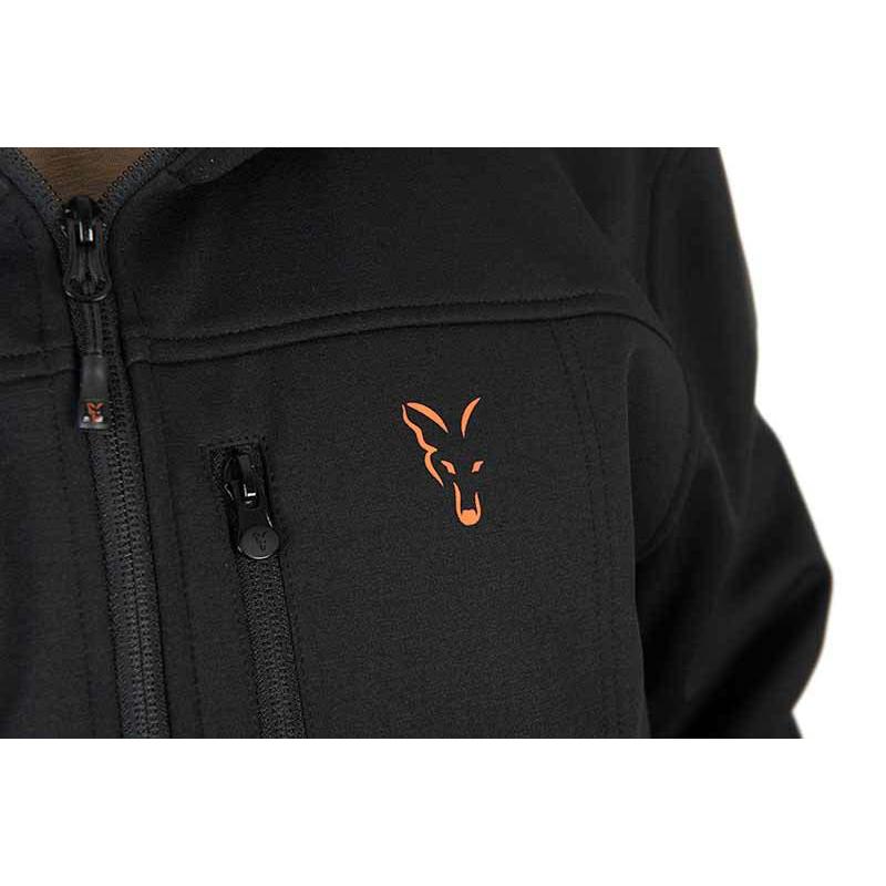 Fox Collection Soft Shell Jkt Black / Orange LGE