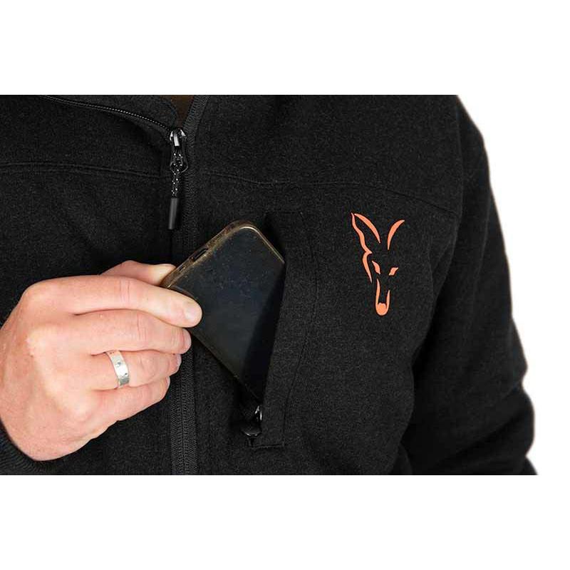 Fox Collection Sherpa Jkt Black / Orange S