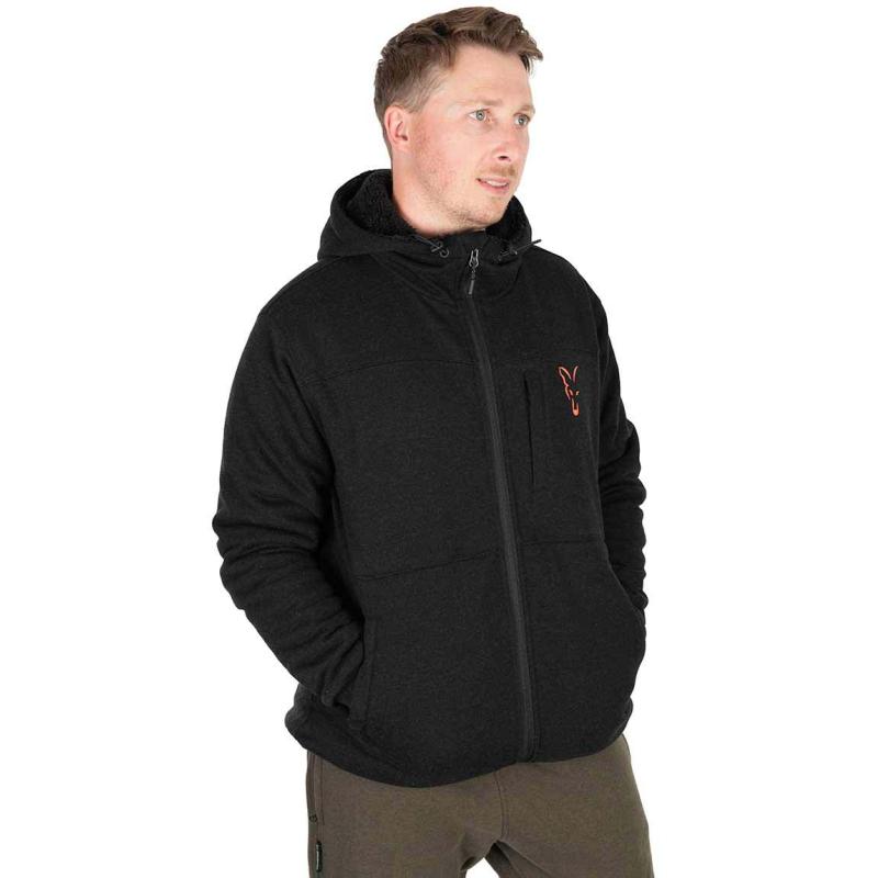 Fox Collection Sherpa Jkt Black / Orange XL