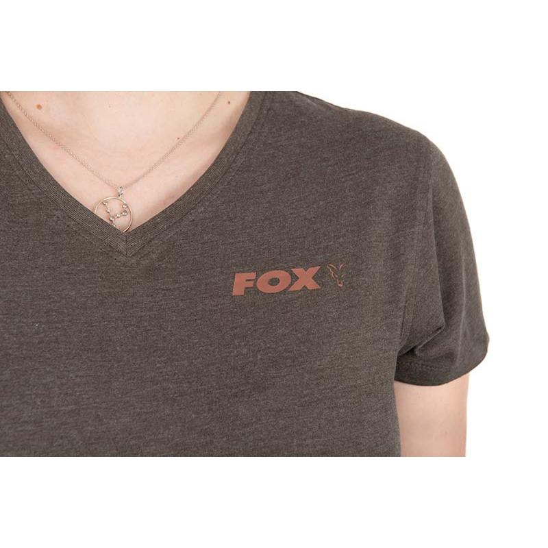 Fox WC V Neck T - M 12-14