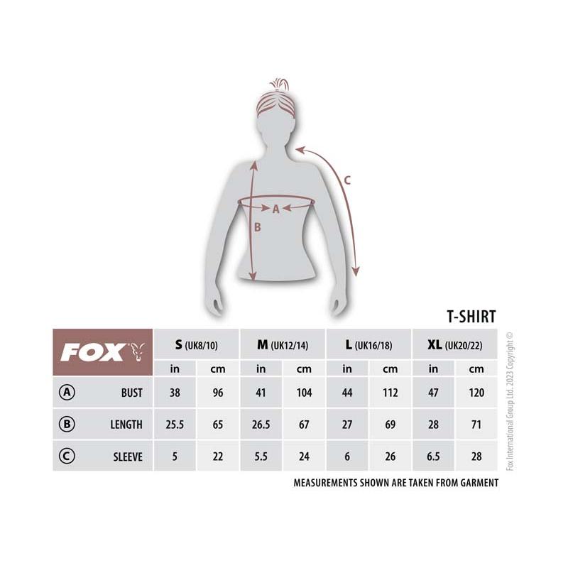 Fox WC V Neck T - M 12-14