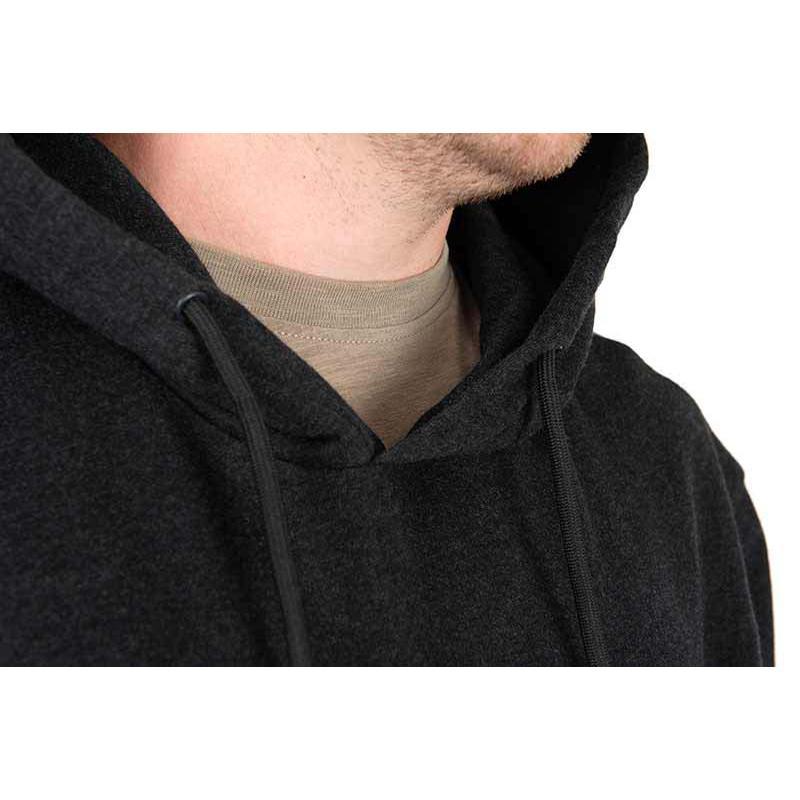 Spomb Black Marl Hoodie Pullover SMALL