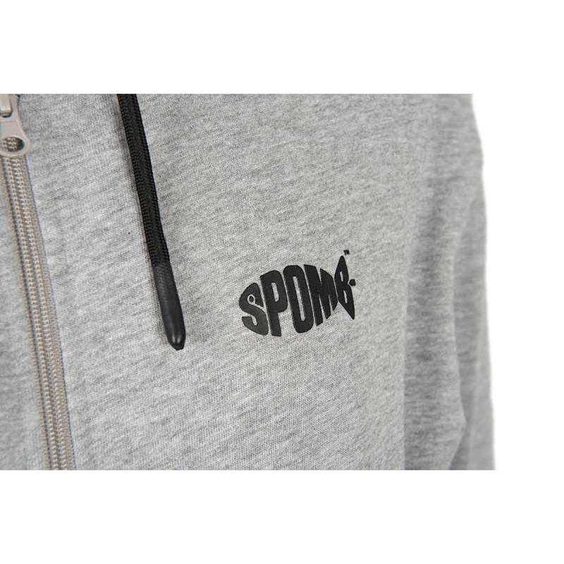 Spomb Grey Hoodie full Zip SMALL