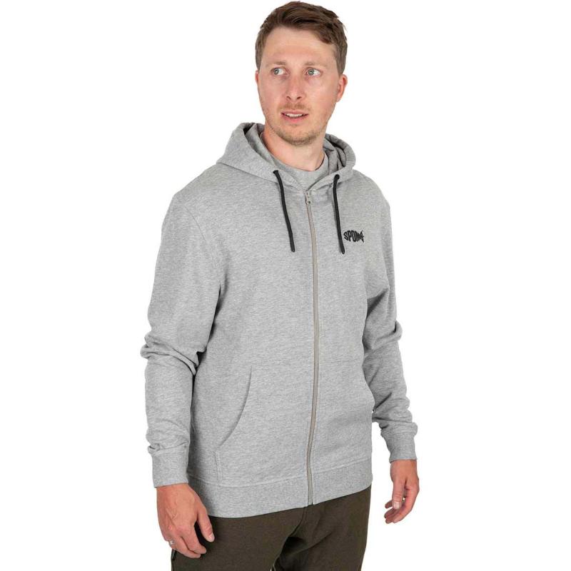 Spomb Grey Hoodie full Zip LARGE