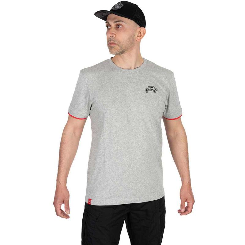 Fox Rage Voyager Tee Light Grey LARGE