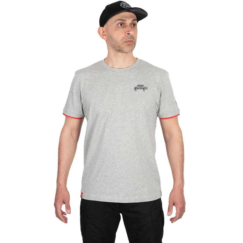 Fox Rage Voyager Tee Light Grey LARGE