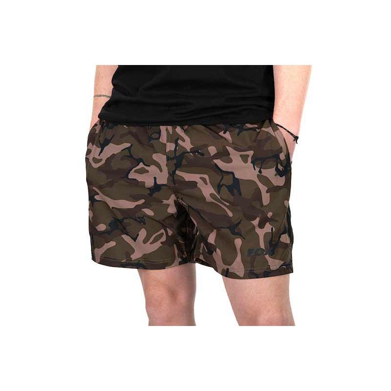 Fox Black / Camo LW Swim Shorts Large