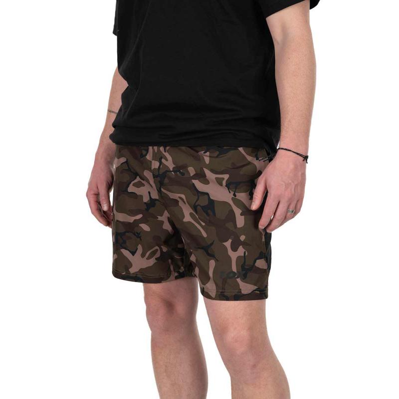 Fox Black / Camo LW Swim Shorts Large