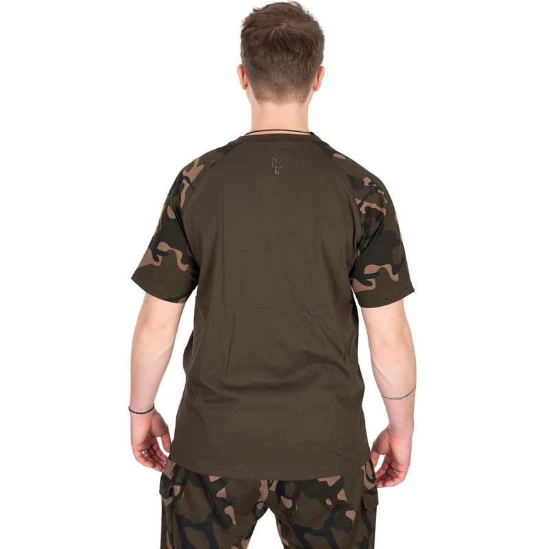 Fox khaki / Camo Outline T - large