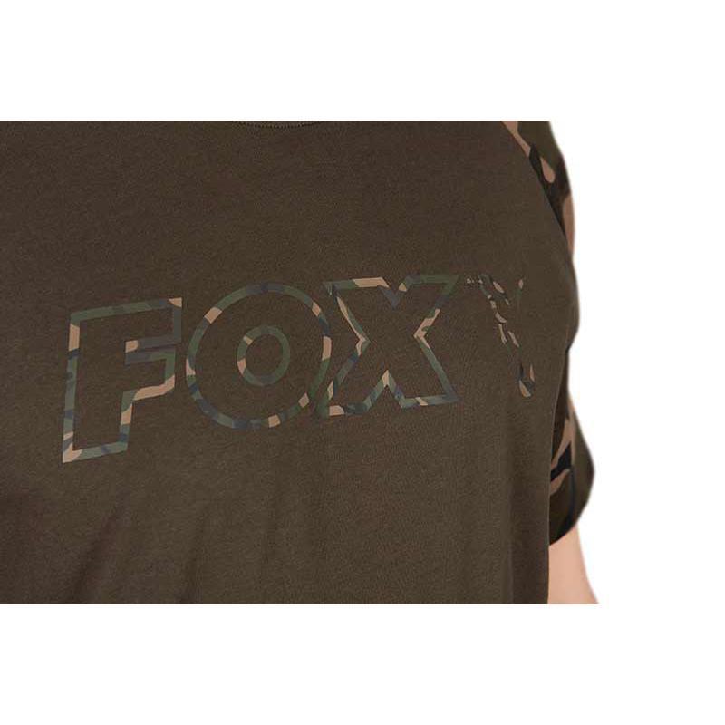 Fox khaki / Camo Outline T - large