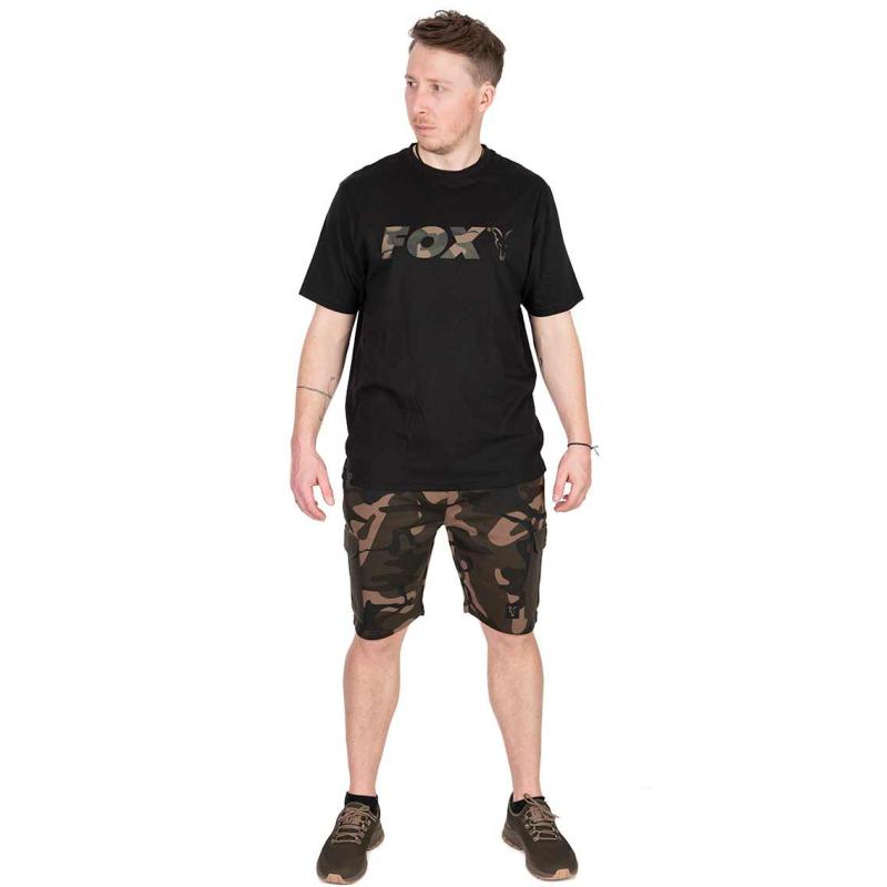 Fox Black / Camo Logo T SMALL