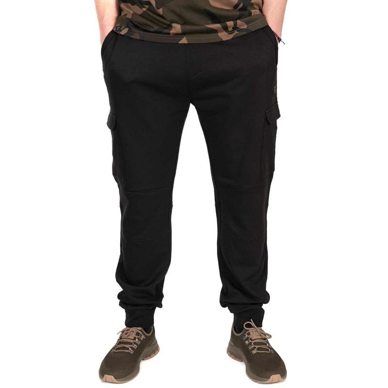 Fox LW Black / Camo Combat joggers LARGE