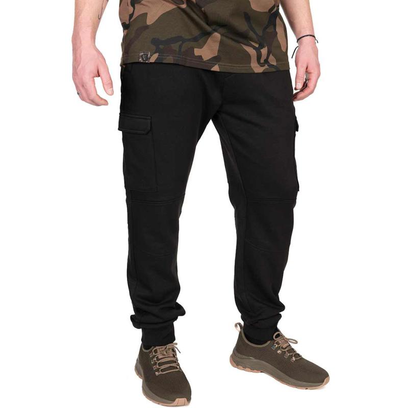 Fox LW Black / Camo Combat joggers LARGE