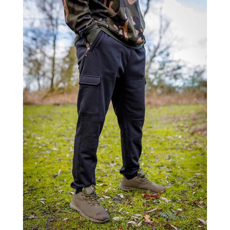 Fox LW Black / Camo Combat joggers LARGE