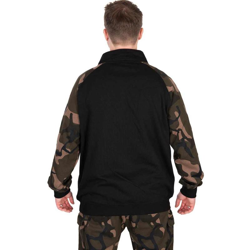 Fox LW Black / Camo qtr zip SMALL