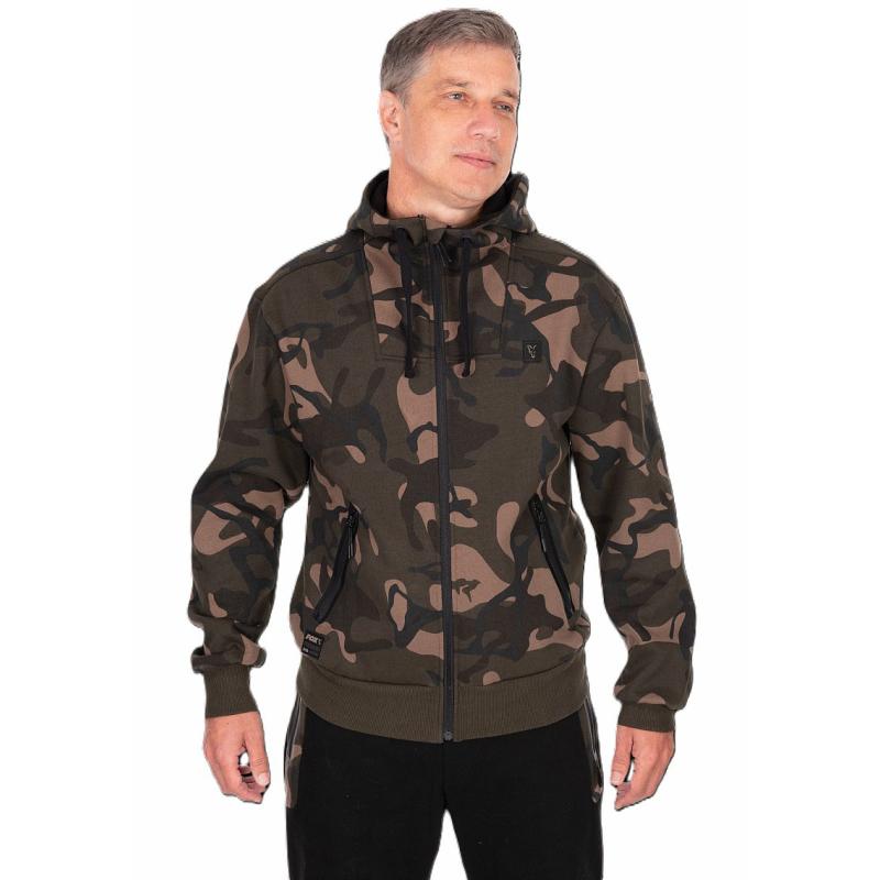 Fox Camo full zip premium 310 hoodie - M