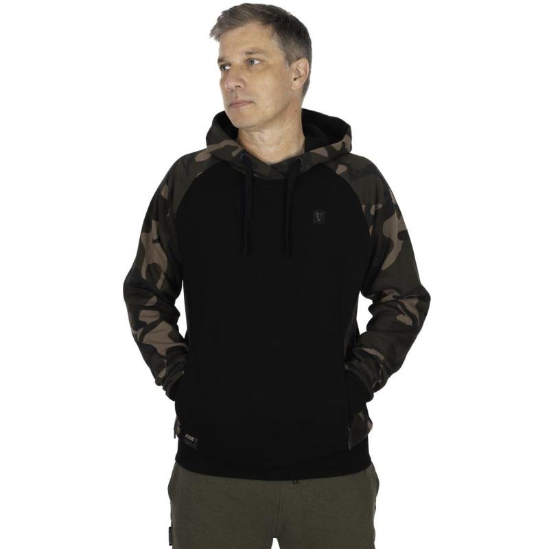 Fox Black / Camo pullover premium 310 hoodie - M