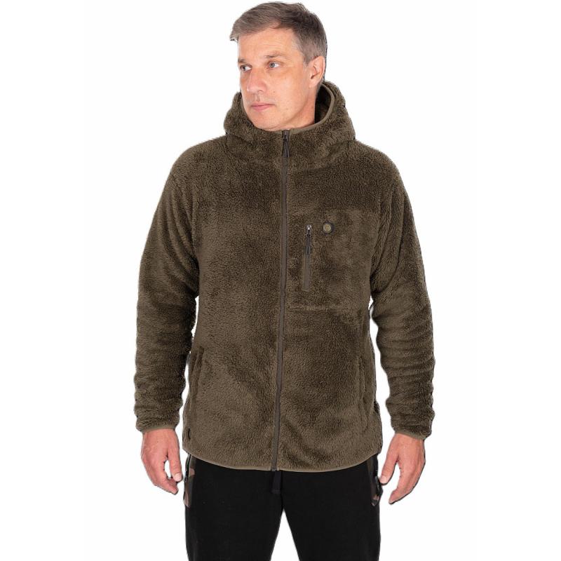 Fox Khaki HD premium full zip teddy - XL