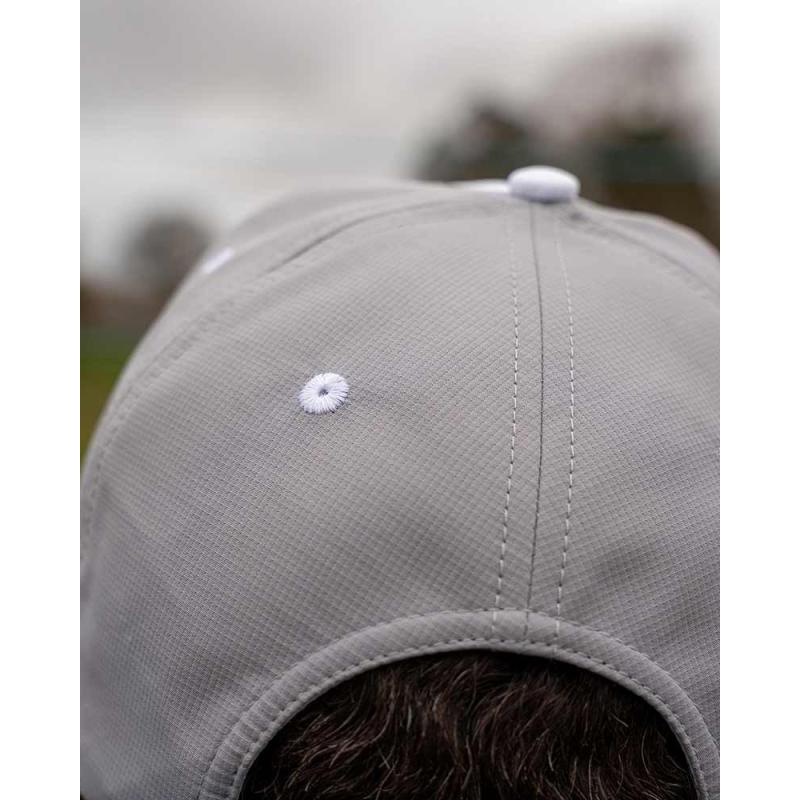 Matrix Hex Print Baseball Cap  - White