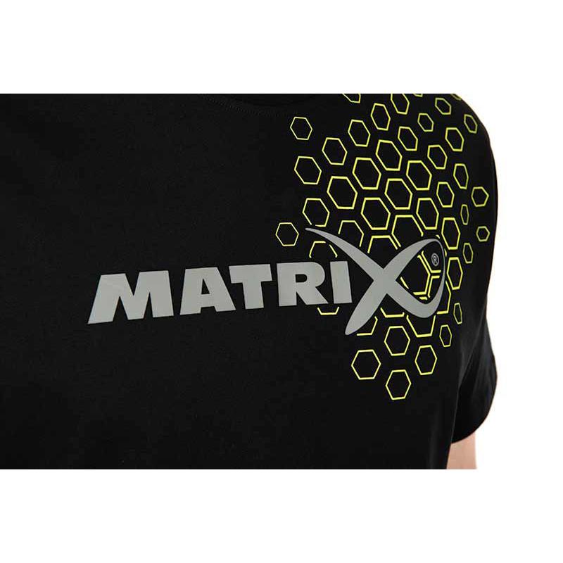 Matrix Hex Print T-Shirt Black - S