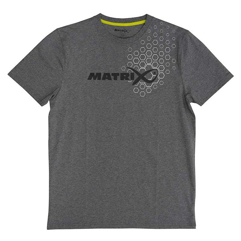 Matrix Hex Print T-Shirt Grey - S