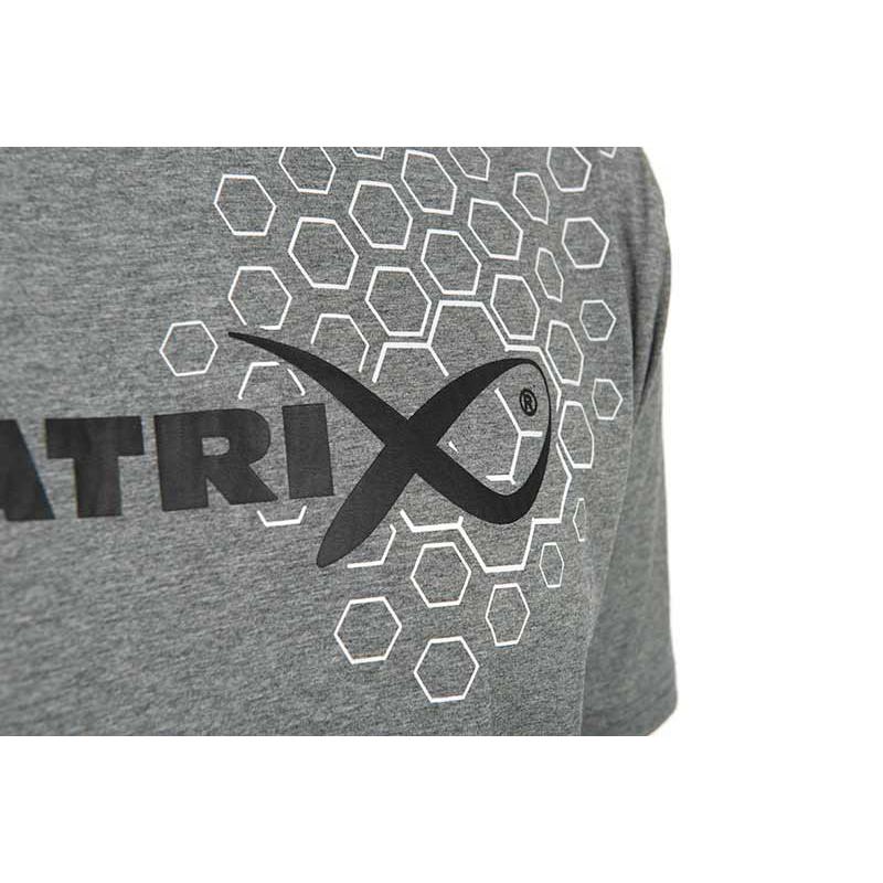 Matrix Hex Print T-Shirt Grey - S