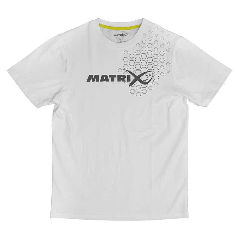 Matrix Hex Print T-Shirt White - S