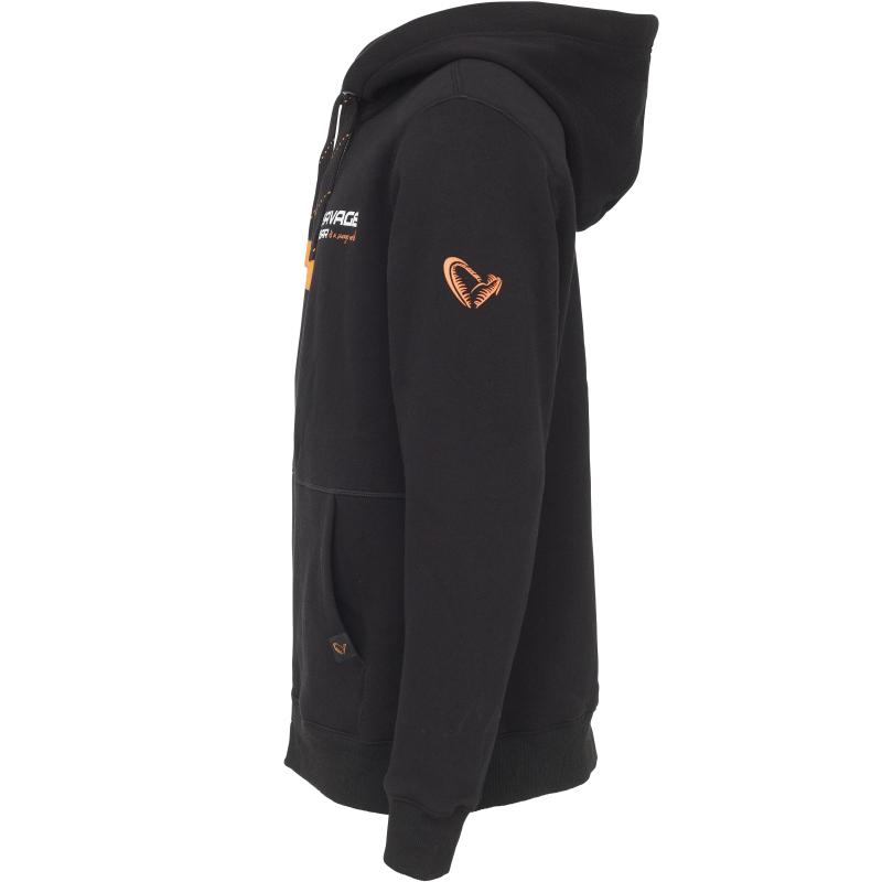 Savage Gear Urban Zip Hoodie Xxl Black Ink