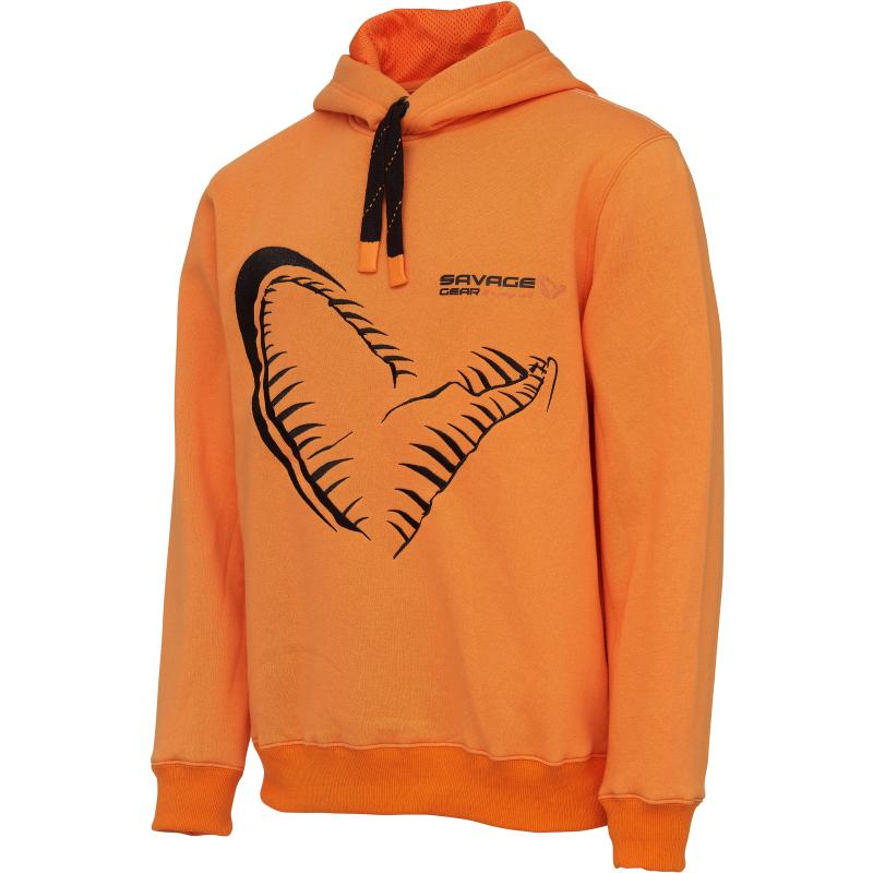 Savage Gear Mega Jaw Hoodie S Sun Orange