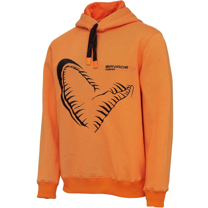 Savage Gear Mega Jaw Hoodie M Sun Orange