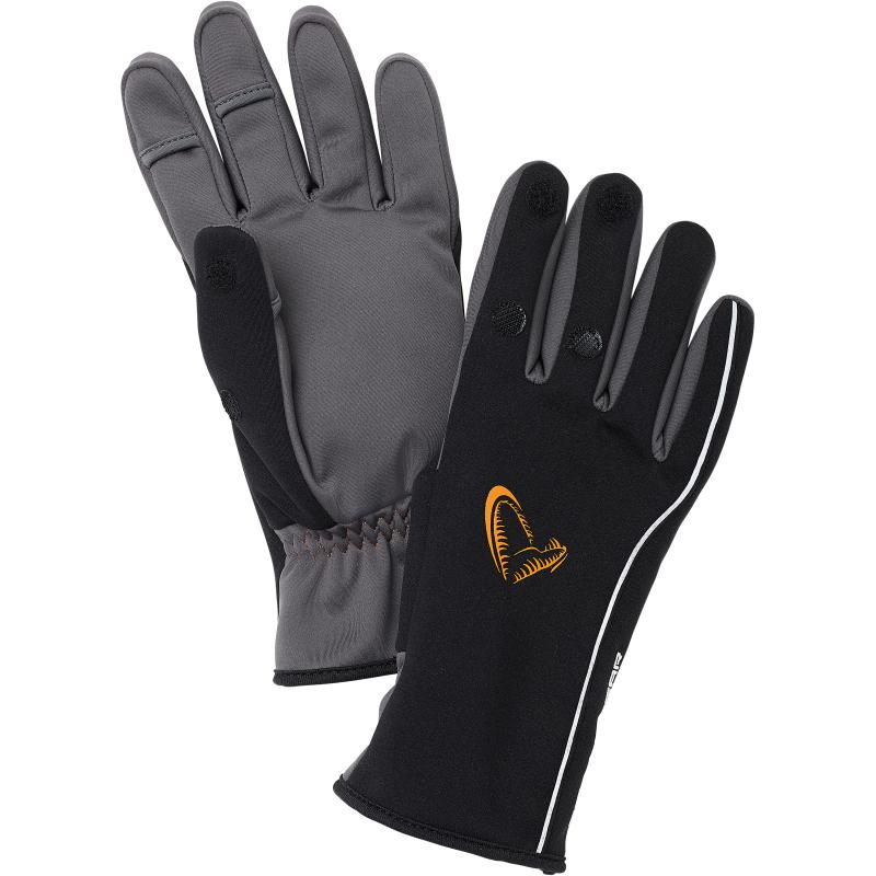 Savage Gear Softshell Winter Glove M Black