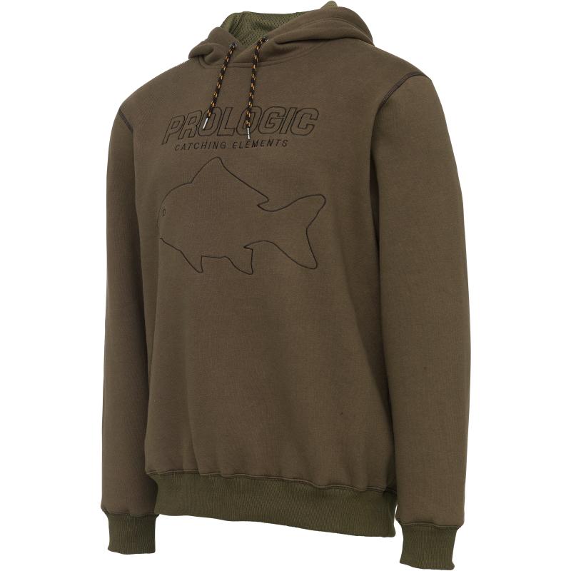 Prologic Mega Fish Hoodie M Army Green