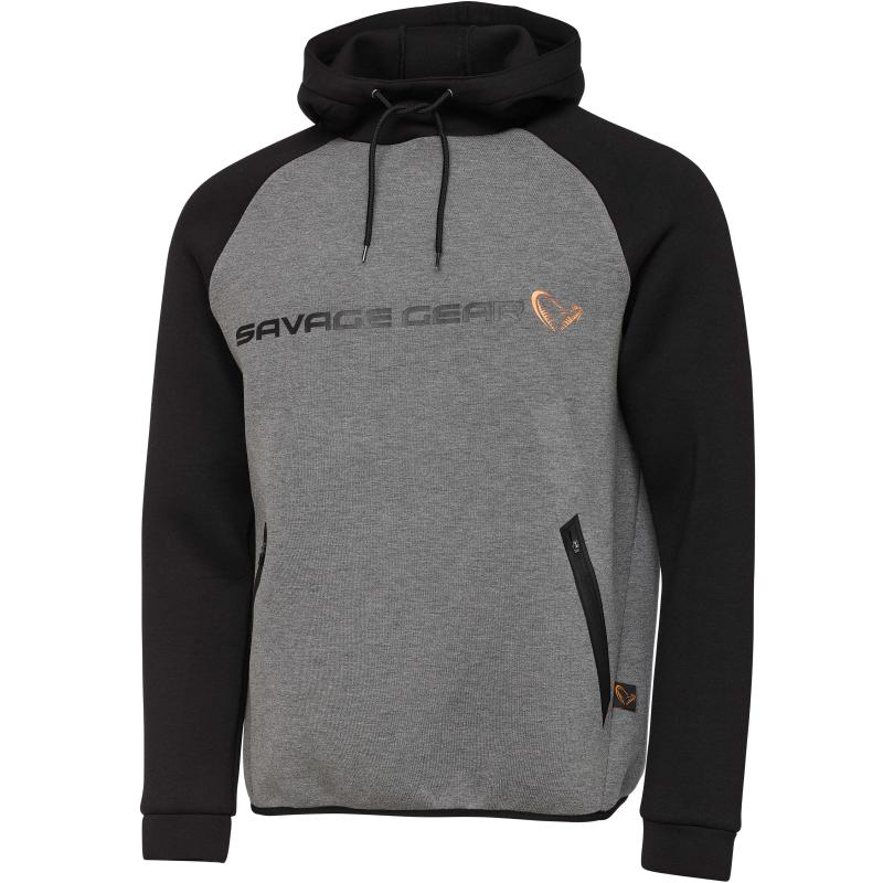 Savage Gear Tec-Foam Hoodie S Dark Grey Melange