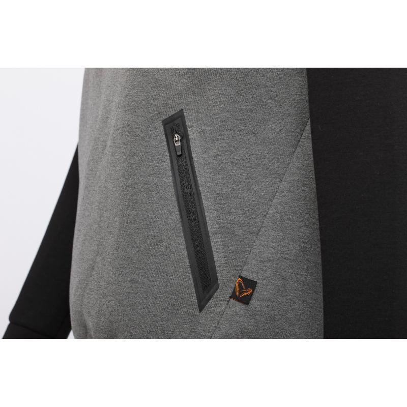 Savage Gear Tec-Foam Hoodie S Dark Grey Melange