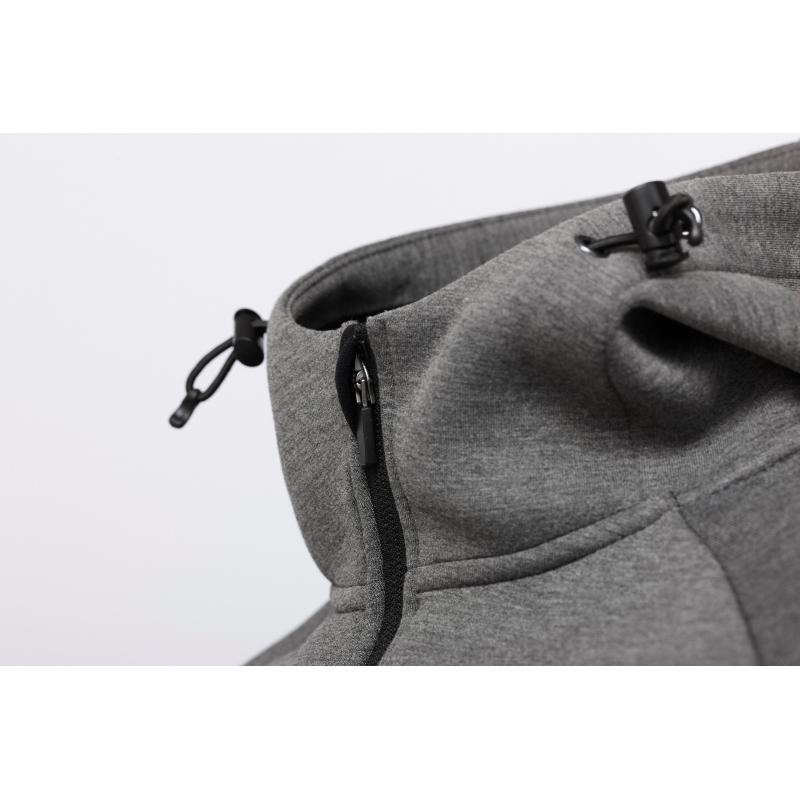 Savage Gear Tec-Foam Zip Hoodie S Dark Grey Melange