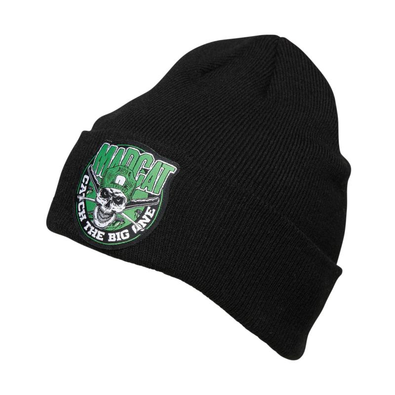 Madcat Skull Beanie One Size Fits All