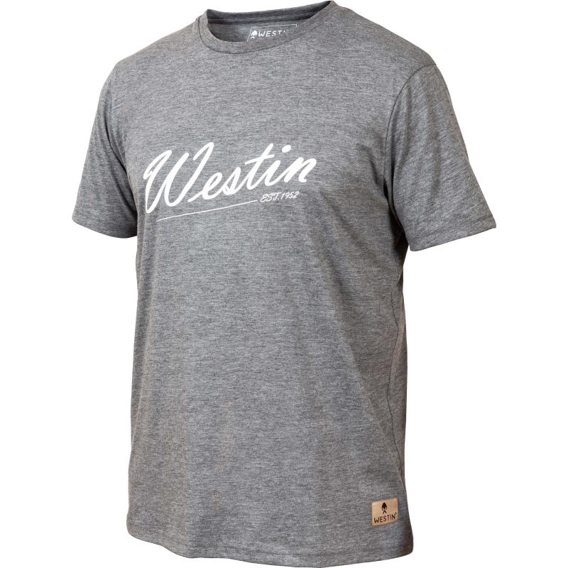 Westin Old School T-Shirt L Grey Melange