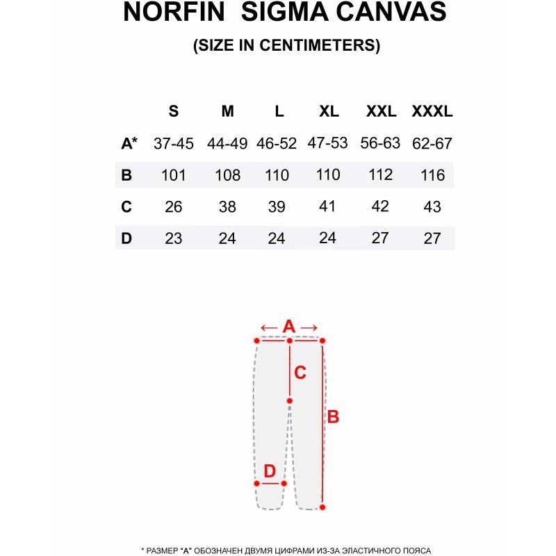 Norfin Freizeithose SIGMA CANVAS S